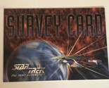 Star Trek The Next Generation Season Two Trading Card Survey Card - $1.97