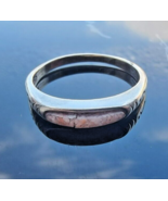 CAROLYN POLLACK RELIOS 925 STERLING SILVER CRUSHED PEARL ETCHED RING SIZ... - $68.31