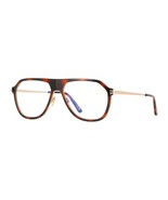 Tom Ford FT5943-B 056 Havana/Gold/Clear Blue Light Block 56mm Eyeglasses... - $4,051.56 MXN
