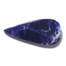 13.61 Carats TCW 100% Natural Beautiful Sodalite Pear cabochon Gem by DVG - £11.74 GBP