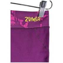 Zumba Yoga Shorts Magenta Womens Medium Compression Workout Crossfit Tight - $29.70