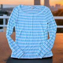 Banana Republic Vtg Y2K 2005 Striped LongSleeve Shirt Womans Sz Small Be... - $29.70