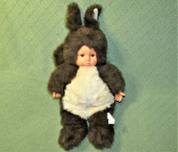 18&quot; Anne Geddes Baby Squirrel Doll Stuffed Animal Brown Ivory Plush Toy Kit - £12.56 GBP