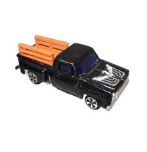 Unbranded Chevrolet Side Step Pick Up Truck Black Diecast Made In Hong Kong - £7.88 GBP