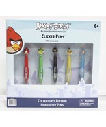 Angry Birds Clicker Pens Set of 5 Collector Edition Character Pens - £10.48 GBP