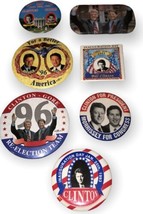 Bill Clinton Political &amp; Inauguration Day Pin Pinback Lot Of 7 - £16.77 GBP
