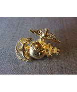 1 QTY USMC MARINE CORP  EAGLE GLOBE ANCHOR EGA MEDAL PIN ANCHOR LEFT SIDE - $10.70