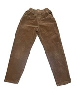 H&amp;M Girls Corduroy Pants  Relaxed Elastic Waist Sz 8 Brown EXCELLENT CON... - £9.74 GBP