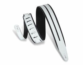 Levy&#39;s - MG317DRS-BLKWHT - 2 1/2&quot; Wide Garment Leather Straps - White/Black - £55.46 GBP