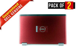 Lot X 2 Dell Vostro V131 Red Lcd Back Cover Lid Rear Bezel No Hinges 2PPM4 CF6GC - £66.33 GBP