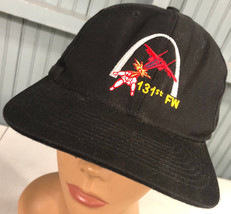 131st Bomb Fighter Wing Missouri Black Snapback Baseball Cap Hat - $15.50