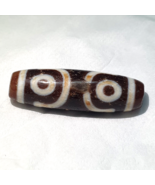 Vintage Old Himalayan Indo Tibetan 3 Eyes Agata Beads modello unico - $1,387.21 MXN