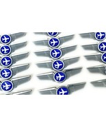 Airlines Wings Pilot Badges 10 New Pins - £23.27 GBP