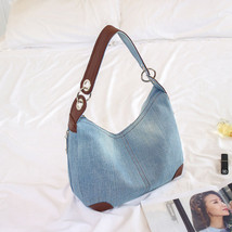 New Fashion Large Handbags Women Bag Designer Ladies Hand bags Big Purses Jeans  - £37.55 GBP