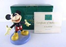 Disney WDCC, A Swell Pal, Mickey Mouse Figurine with BOX and COA - £158.96 GBP