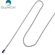 5pcs/lot More Choice More Style Rainbow Color Stainless Steel Chain Necklace Lin - £14.43 GBP