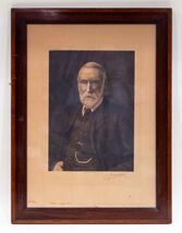 James Douglas Ritratto Firmato Acquaforte By Jacques Reich con Cornice - $1,260.32