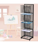 MOOFI Art Drying Rack with 36 Removable Shelves and Lockable Wheels Pain... - $181.99
