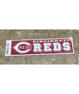 Vintage Cincinnati Reds Bumper Sticker Official MLB Baseball 1992 USA 11... - €5,15 EUR