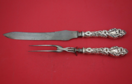 Lily by Whiting Sterling Silver Roast Carving Set 2pc HHWS mono P knife 14 1/4&quot; - $503.91