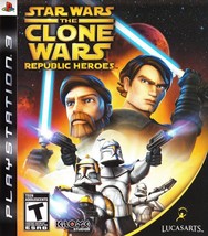 Star Wars The Clone Wars Republic Heroes - Sony PlayStation 3 PS3 Video Game  - £12.16 GBP