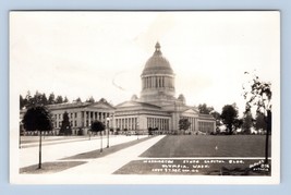 RPPC State Capitol Building Olympia Washington WA Barnes Photo UNP Postcard Q7 - £5.39 GBP