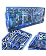 80PC SAE &amp; METRIC Tap &amp; Die Set Bolt Screw Extractor Puller Removal Cutt... - $55.14 CAD