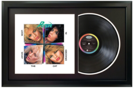 Poison &quot;Look What the Cat Dragged in&quot; Original Vinyl Record Pro Framed Display - £159.56 GBP