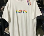 Levi&#39;s Pride Community Tee in White-Size XL - £11.82 GBP