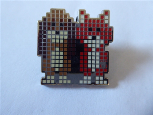 Disney Trading Pins 137499 Hidden Mickey 2019 - Pixels - Fox and the Hound - $14.05