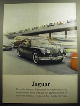 1958 Jaguar 3.4 Sedan Car Ad - Versatile beauty. - £14.81 GBP