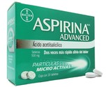Aspirin Advanced~500mg~20 tablets in each Box~Get 2 Boxes for 1 Great Price - $28.99