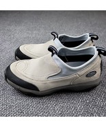 LL Bean Shoes Womens 9 Med Hiking Slip On Beige Suede Thinsulate Walking... - $39.97
