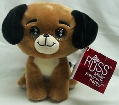 RUSS SOFT SCOUT PUPPY DOG 8&quot; Plush STUFFED ANIMAL Toy NEW - $19.80
