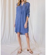 Before You Collection Tencel Fabric Knee Length Dress Size L - $1,125.62 MXN