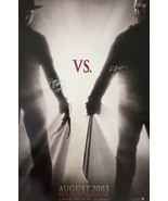 Freddy Vs Jason Signed Movie Poster - $220.00