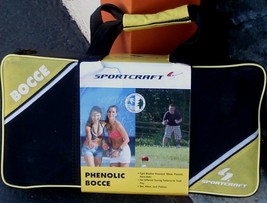 Sportcraft Phenolic Bocce Ball Game - Brand New In Box - Backyard Or Beach Play - £27.68 GBP