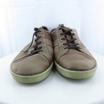 Ecco Men Sneaker Shoes  Brown Leather Lace Up Size 46 Medium (D, M) - £18.63 GBP