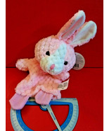 Pink Bunny Hand Puppet Goffa Pastel Handpuppet Pretend Play Soft Plush T... - £3.80 GBP