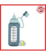 Portable 64oz Motivational Water Bottle with Wide Mouth for Active Lifes... - $70.23 CAD