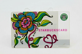Starbucks Coffee 2006 Gift Card Passion Flower Valentines Day Zero Balance  - £8.52 GBP