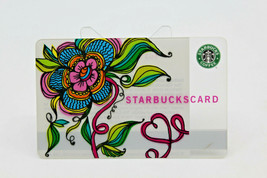 Starbucks Coffee 2006 Gift Card Passion Flower Valentines Day Zero Balance  - £8.56 GBP