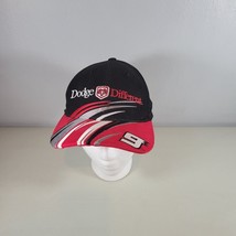 Bill Elliott Hat #9 Dodge Different Chase Snapback NASCAR Black Red Vintage - £11.94 GBP