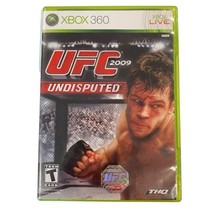 UFC 2009 Undisputed (Microsoft Xbox 360, 2009) CIB Complete With Manual - $5.86