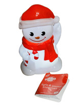 Christmas House Light/Sound Snowman-Motion Activated 6 Inches - £10.66 GBP