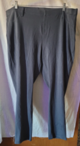 Women's White Stag Pants Plus Size 3X Gray Stretchy Casual Fax Pockets B... - $14.99