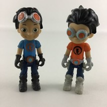 Nickelodeon Rusty Rivets Action Figures Pair Duo Goggles Inventor Spin Master  - £13.41 GBP