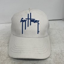 Guy Harvey Baseball Hat Cap Snap Back Embroidered White Ocean Foundatn - $8.90