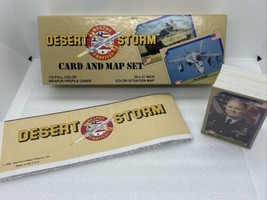 New Desert Storm Card and Map Set By Weapon Profiles 110 Cards &amp; 20x31” Map - $18.69