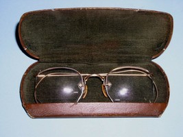 12K Gold Filled Wire Framed Eyeglasses Vintage - $68.53 CAD